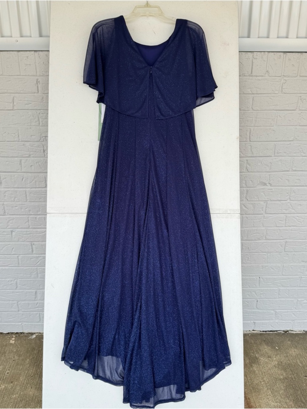 NEW! J.Taylor Blue Sparkle Formal Dress Women's 12 - Picture 6 of 12